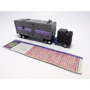 Transformers G1 Stunticon Motormaster w/ Tech Spec Vintage Hasbro 1986